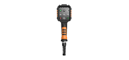 Industrial vehicle wired hand-held remoter